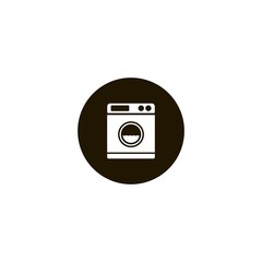 Washer icon. flat design