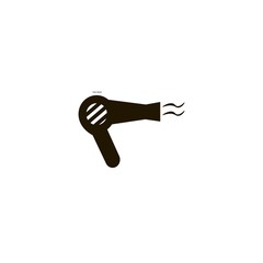 Hair dryer icon. flat design