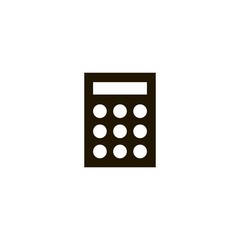 Calculator icon. flat design