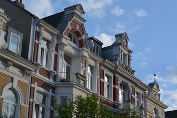 Obraz premium Bonn Südstadt, Bürgerhaüser