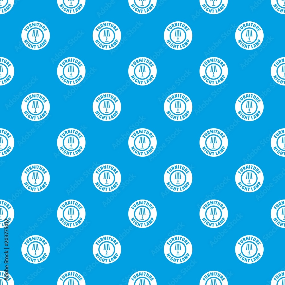 Poster night lamp pattern vector seamless blue repeat for any use