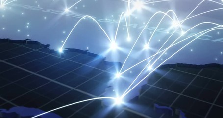 Global Network Connections North America through South America V2 (With Text) - Powered by Adobe