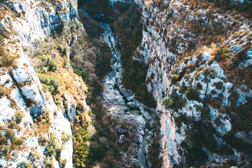 Beautiful landscape of Gorges du Verdon in south France.