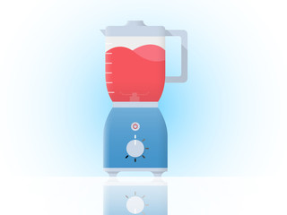 Blender with juice Vector Icon