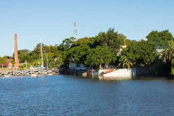 Photo sur Plexiglas Porte Pier at Marina - Colonia del Sacramento, Uruguay