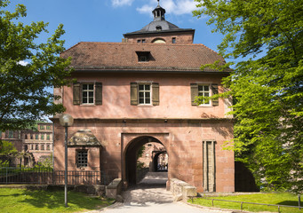 Fototapeta na wymiar Bridge house at Heidelberg Castle_Heidelberg, Baden Wuerttemberg, Germany