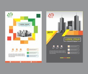 Fototapeta na wymiar cover, layout, brochure, magazine, catalog, flyer for company or report