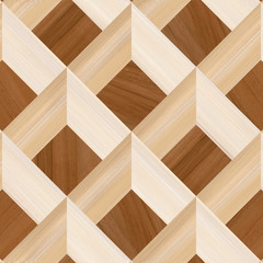 abstract home decorative wooden wall and floor design background, 3D shape wooden background