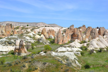 Fototapeta na wymiar View of the rocks, Cappadocia, Turkey