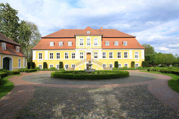 Fototapeta na wymiar The historic Castle Döbbelin in Sachsen-Anhalt, Germany