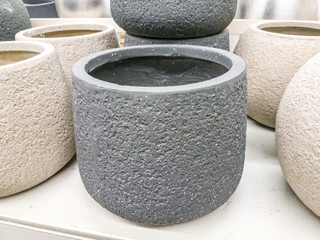 flower pot isolated on white