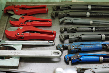 set of plumbing keys