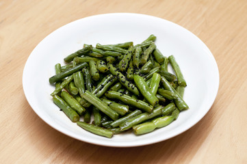 さやいんげんの炒め物