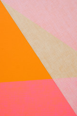 orange, pink and red paper design - textured background - pop art design