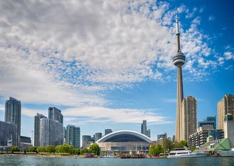 Poster Skyline of Toronto in Canada © anderm
