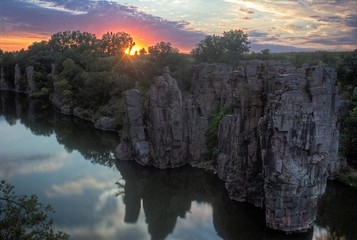 Palisades State Park is in South Dakota by Garretson