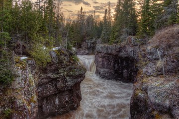Temperance River is a State Park on the North Shore of Lake Superior in Minnesota
