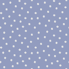 Vector seamless pattern with dots. Cute background for baby.