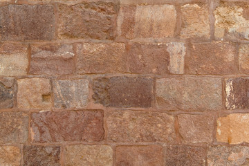 Stone wall texture background. Material construction and architectural detail.