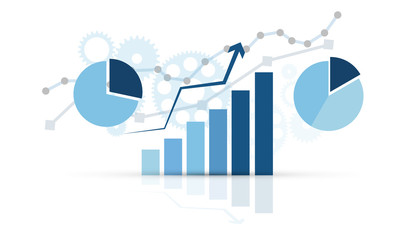 grafico economia, istogrammi, statistiche