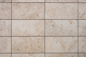 travertine (limestone) walling panel pattern