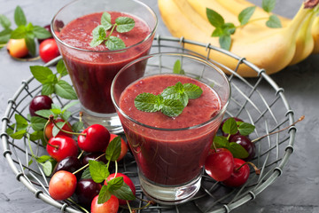 cherry smoothies