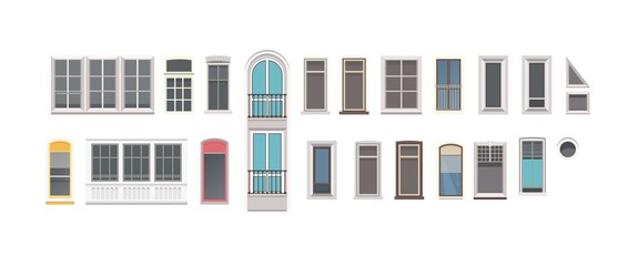 collection of windows