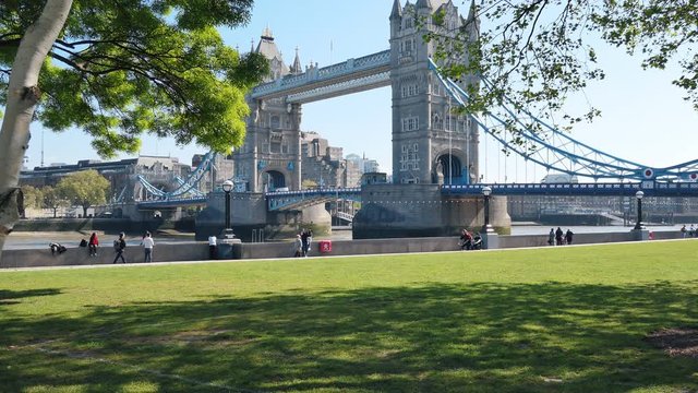 View of the Tower Bridge. London.