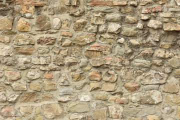 Stone wall. Gray background. Brick texture.