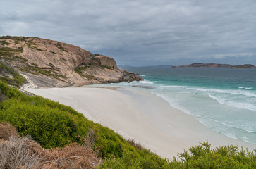 West Beach close to Esperance on an overcast day, Western Australia