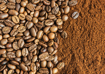 Coffee Beans and Grounds