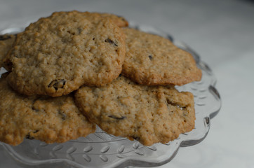 Galletas de Avena con pasas hechas en casa