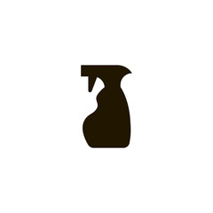 spray bottle icon. sign design