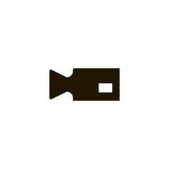 video camera icon. sign design