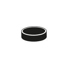 hockey puck icon. sign design