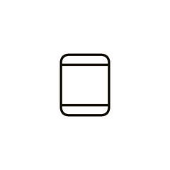 tablet icon. sign design