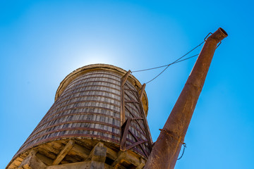 industrial water tower