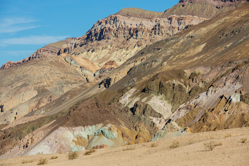 Artist's Palette landmark place in Death Valley National Park, California, USA