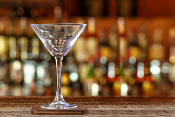 clean martini glass