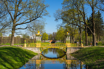 Bridge across canal in Alexander's park
