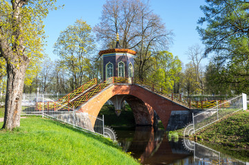 Bridge across canal in Alexander's park