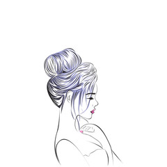 Vector fashion illustration