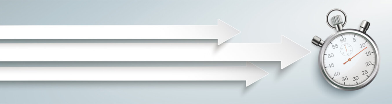 3 Arrows Stopwatch Header