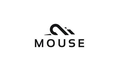 Abstract mouse logo