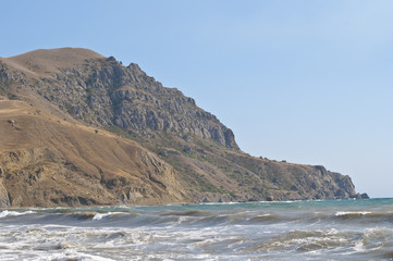 The Crimean steppe (the Surroundings of lake Chokrak)