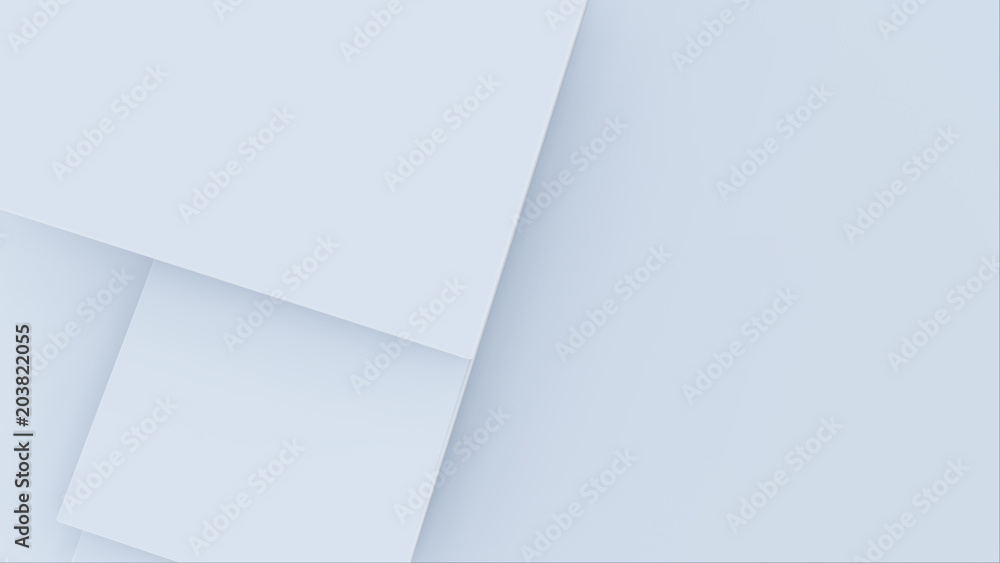 Poster 3d rendering white texture background