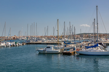 Fototapeta premium Port of the old town Alghero, Sardinia