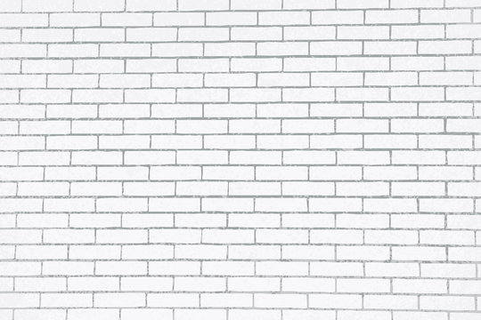 vertical vector realistic white brick wall background. rectangular format
