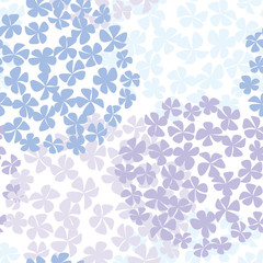 vintage violet floral seamless pattern.
