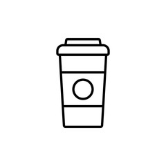 Coffee cup icon. Vector illustration.